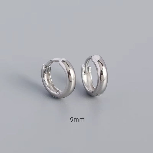 Madison 5mm / 6mm / 9mm Everyday Elegance Thick Hoops