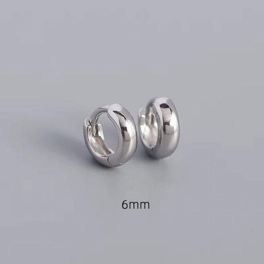 Madison 5mm / 6mm / 9mm Everyday Elegance Thick Hoops