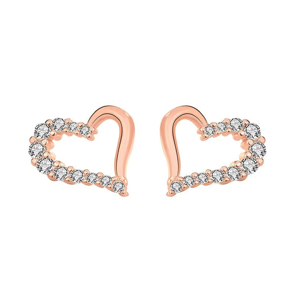 Adorn Heart Shape Studs