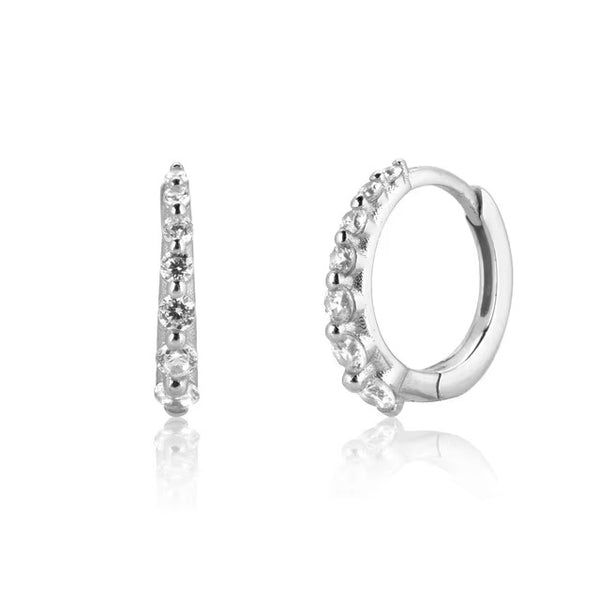 Newport	Clear Crystal	Hoops