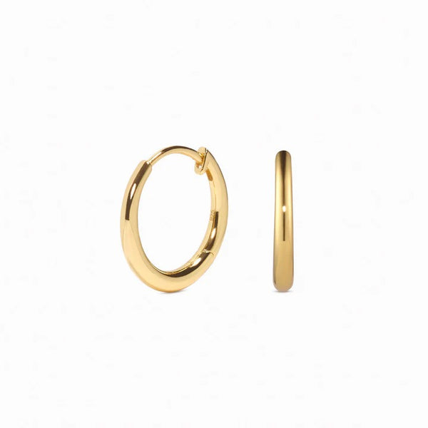 Olympia	Gold 12mm Hoops for Birthstone Charm