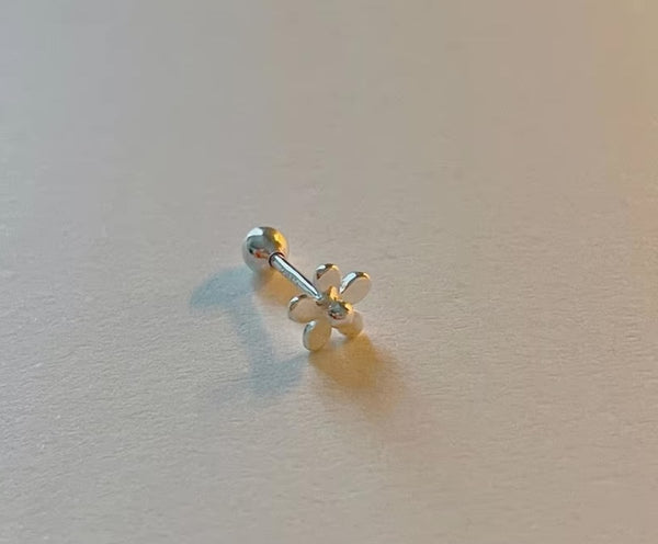 Nore Crystal Screw Back Studs Earrings